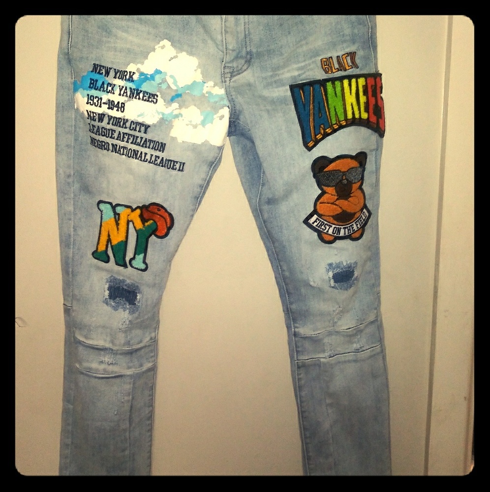 8ighth DSTRKT Biker Jeans